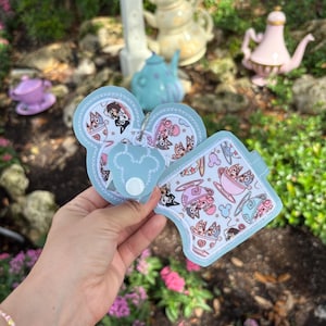 Blue Dog hand sanitizer holder, Blue Dog mouse ear holder, Blue dog teacups print holders, blue dog ear buddy, blue dog park holder set