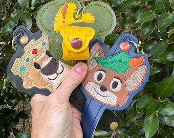 Robin Hood Mouse Ear Holder, Prince John mouse ear holder, Robin Hood park ear holder, Prince John park ear holder, park ear holder