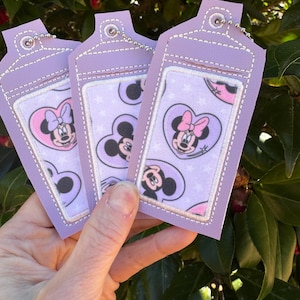 Mickey & Minnie lip balm Holder, Mickey and Minnie Inspired lipbalm Holder, Character lipstick holder,  lipbalm holder, mouse lipbalm holder