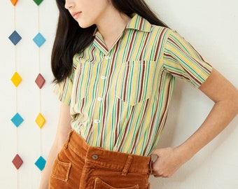 Yellow Stripe Shirt - Etsy Australia