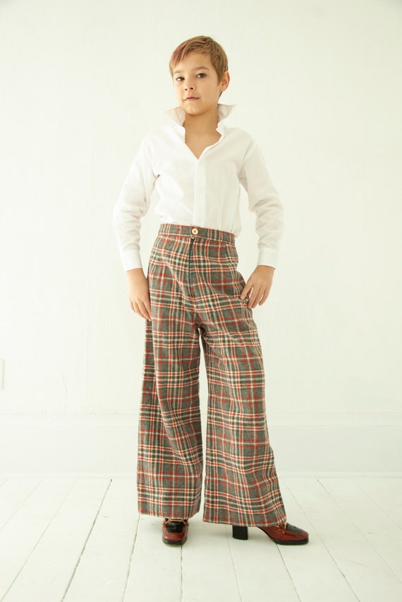 kids tartan pants
