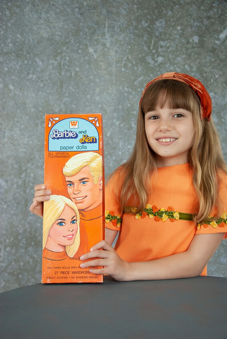 Vintage Barbie & Ken Paper Doll Set Athletic All Sports Etsy