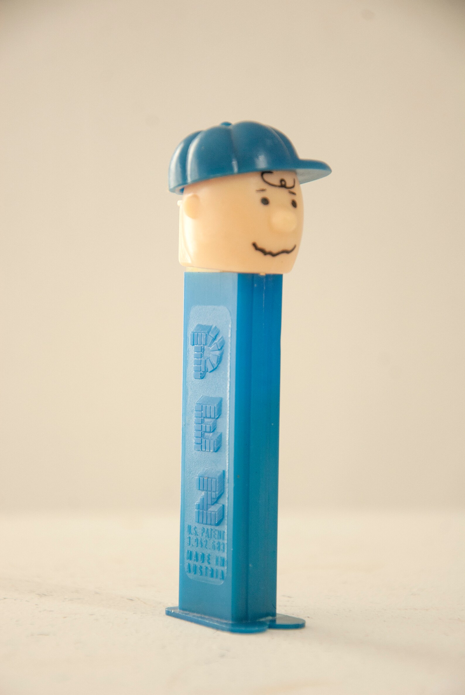Vintage Charlie Brown Pez Dispenser Blue Baseball Cap Peanuts Etsy