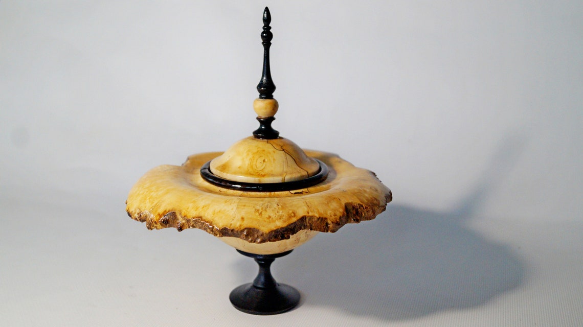 Live Edge Jewelry Box With Lid Keepsake Ash Urn Etsy