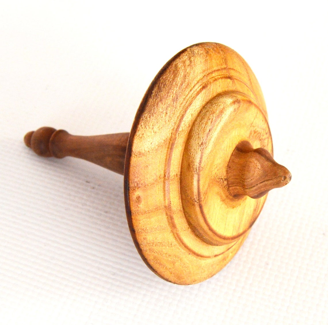 3 Handmade Wooden Spinning Top Lathe Handturned Etsy