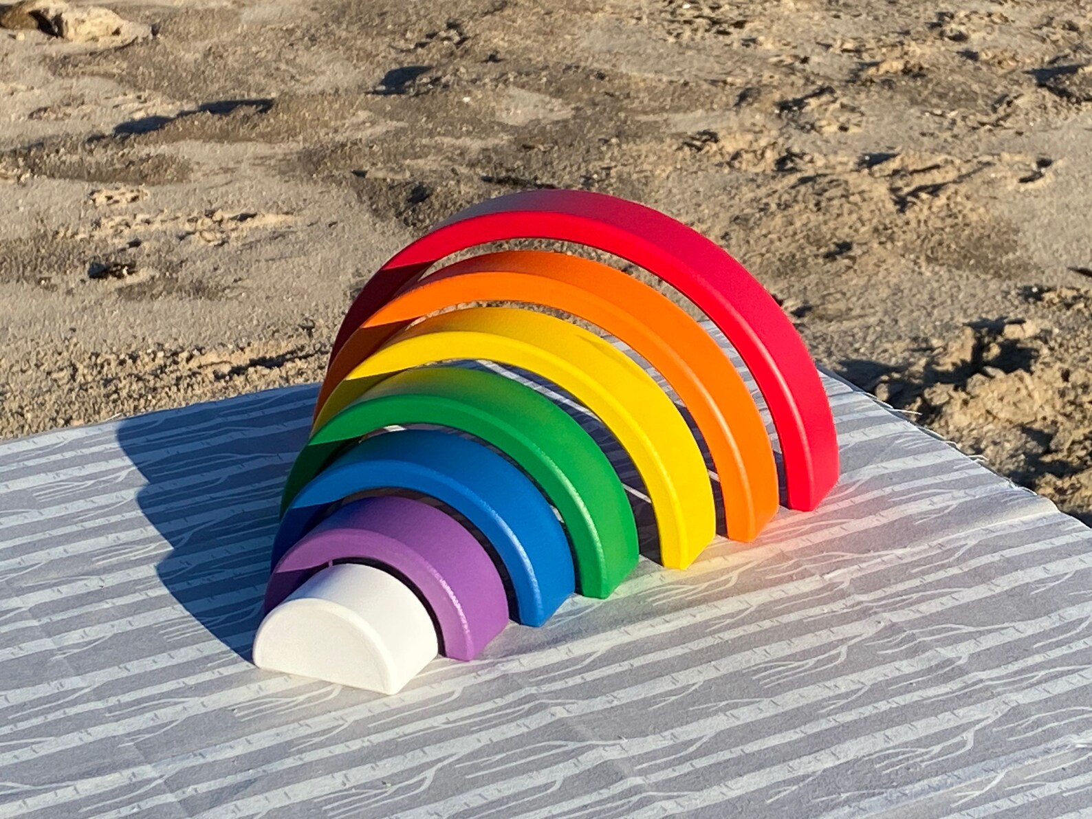 Classic Rainbow Collection, Rainbow Stacker Wooden Toys - Etsy