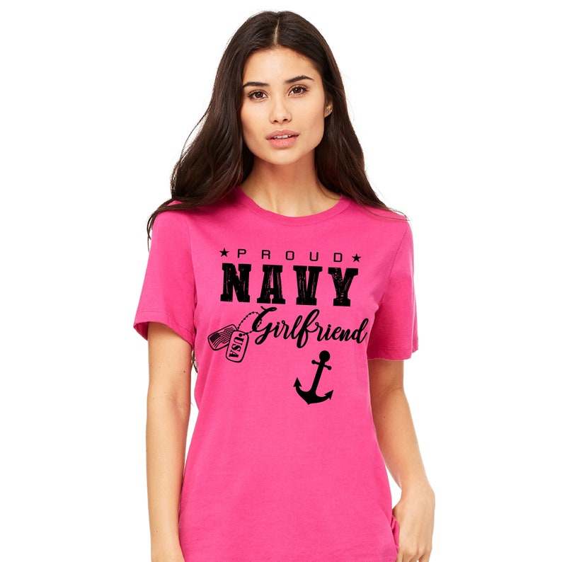 Navy Girlfriend Shirt, Military Girlfriend, Navy Girlfriend Gift
