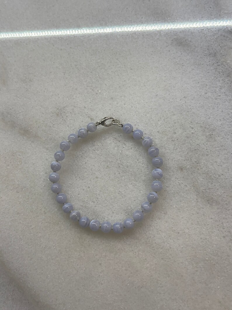 Blue Lace Agate Bracelet