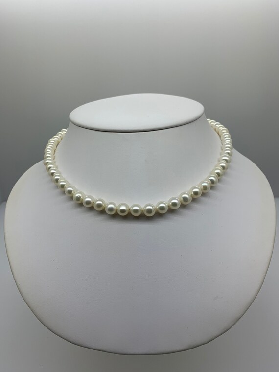 ★TATIANA★ White Natural Freshwater Pearl Necklace_NZ1191 White Freshwater Pearl Necklace - Etsy