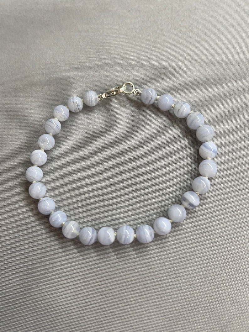 Blue Lace Agate Bracelet