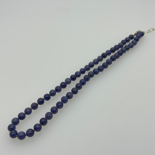 Purple Blue Genuine Tanzanite shops Necklace Choker