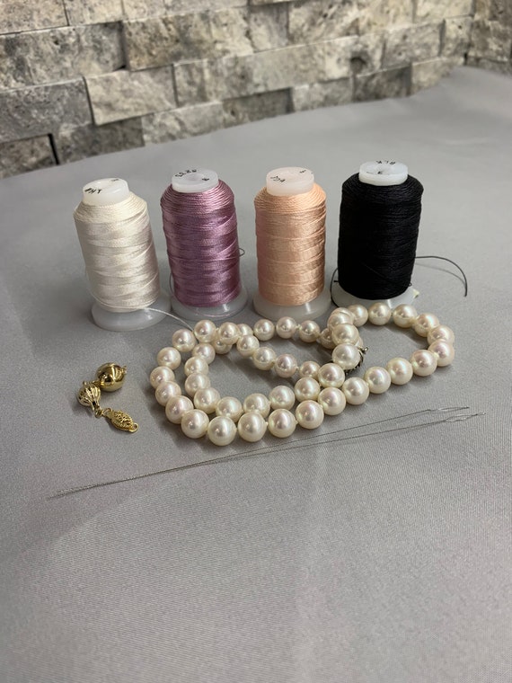 Pearl restringing service near me clearance