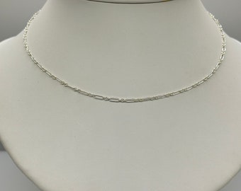 Argentium Silver Chain Necklace 18"