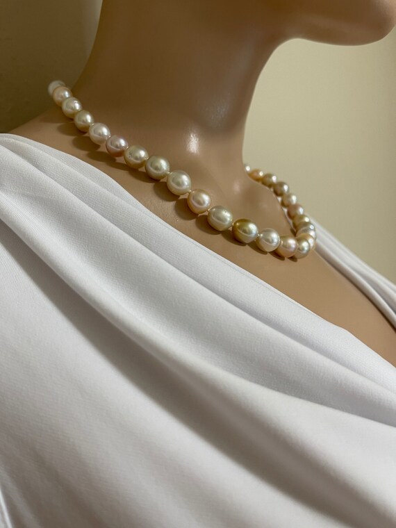 Repurposed Chanel Necklace Real Freshwater Pearls