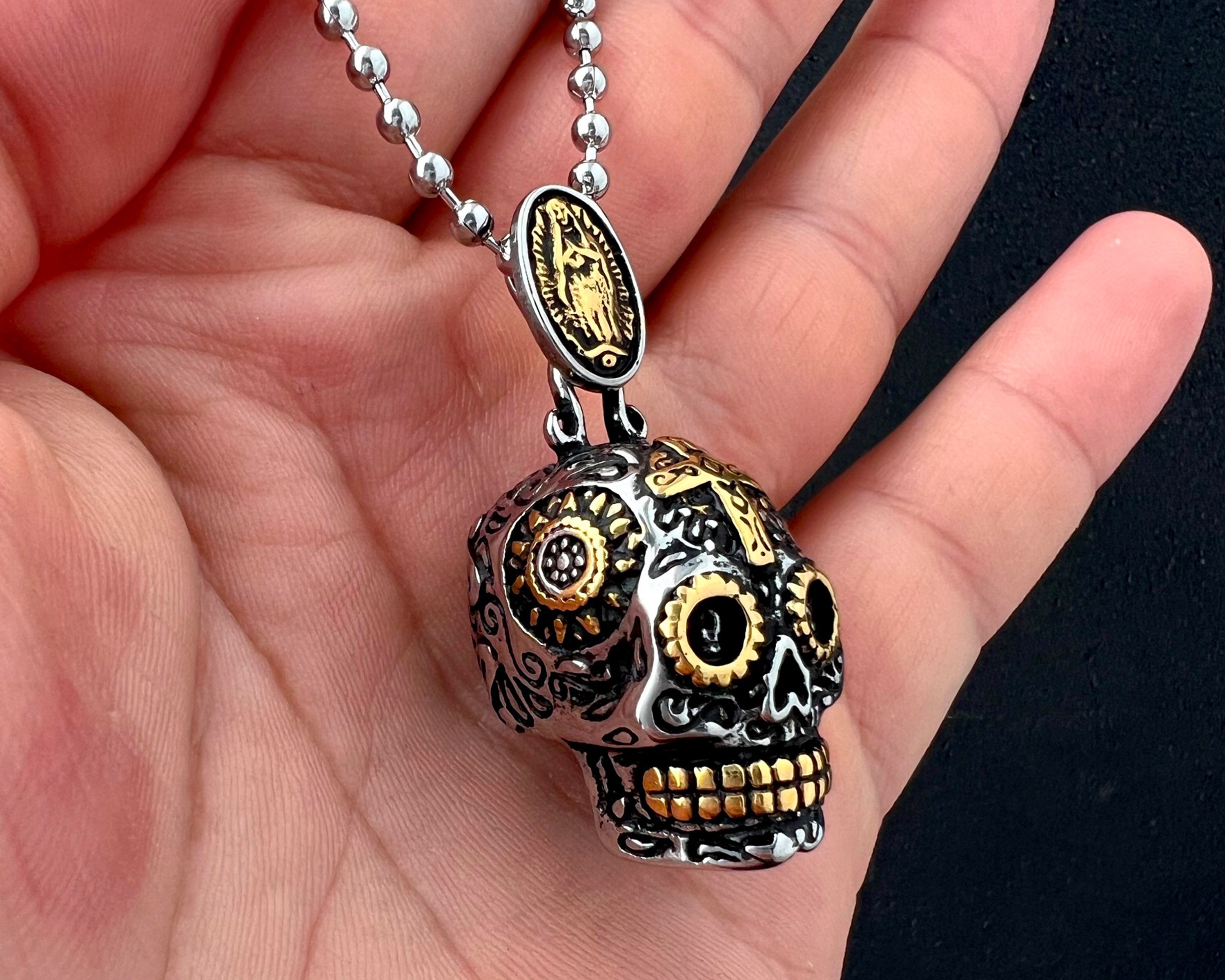 Condolo Tescho D Zucchero Grocollo N Pelle, Collana Con Charm - Foto 5