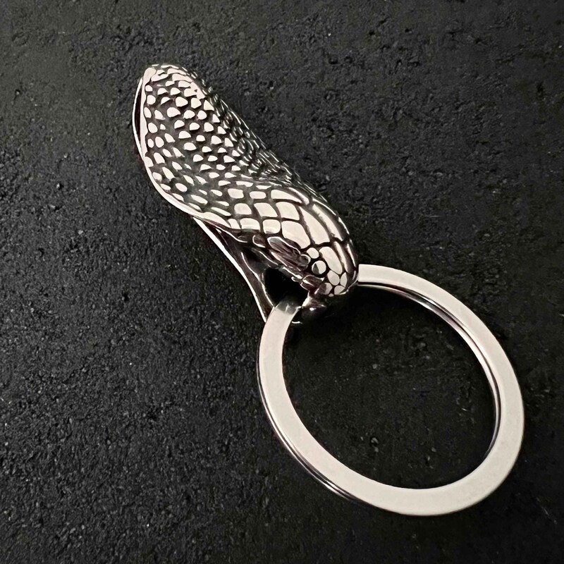 Snake Keychain - Etsy
