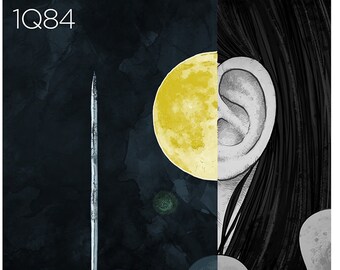 1Q84 print - 12x17