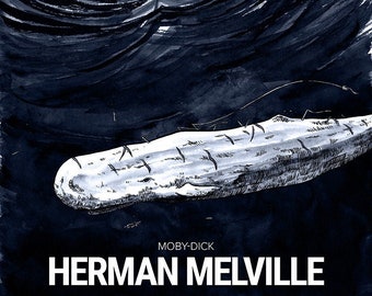 Moby-Dick print - 11x14