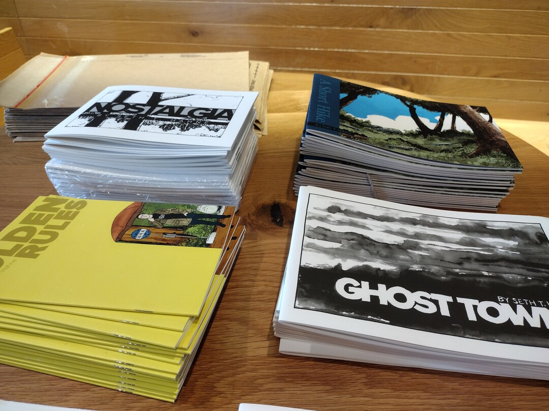 Four Micro Graphic Novels by Seth T. Hahne - Etsy