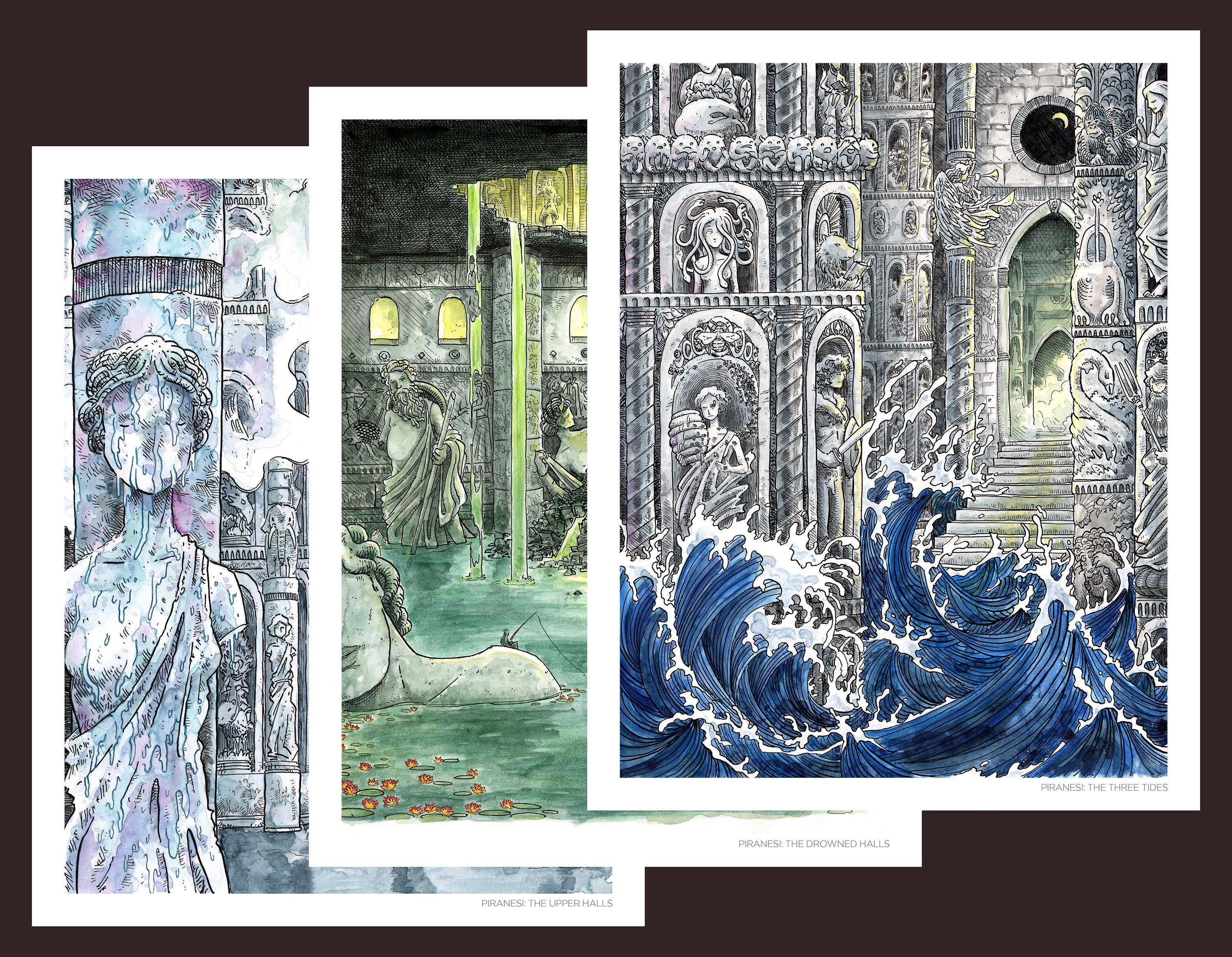 Piranesi - Set of 3 Prints - Etsy