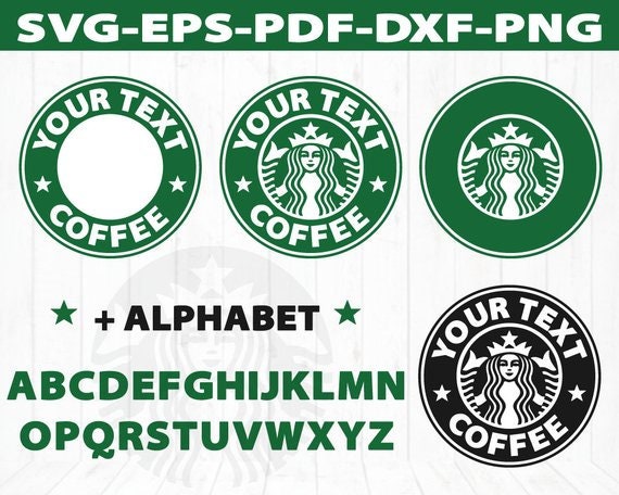 starbucks svg starbucks custom logo template svg coffee