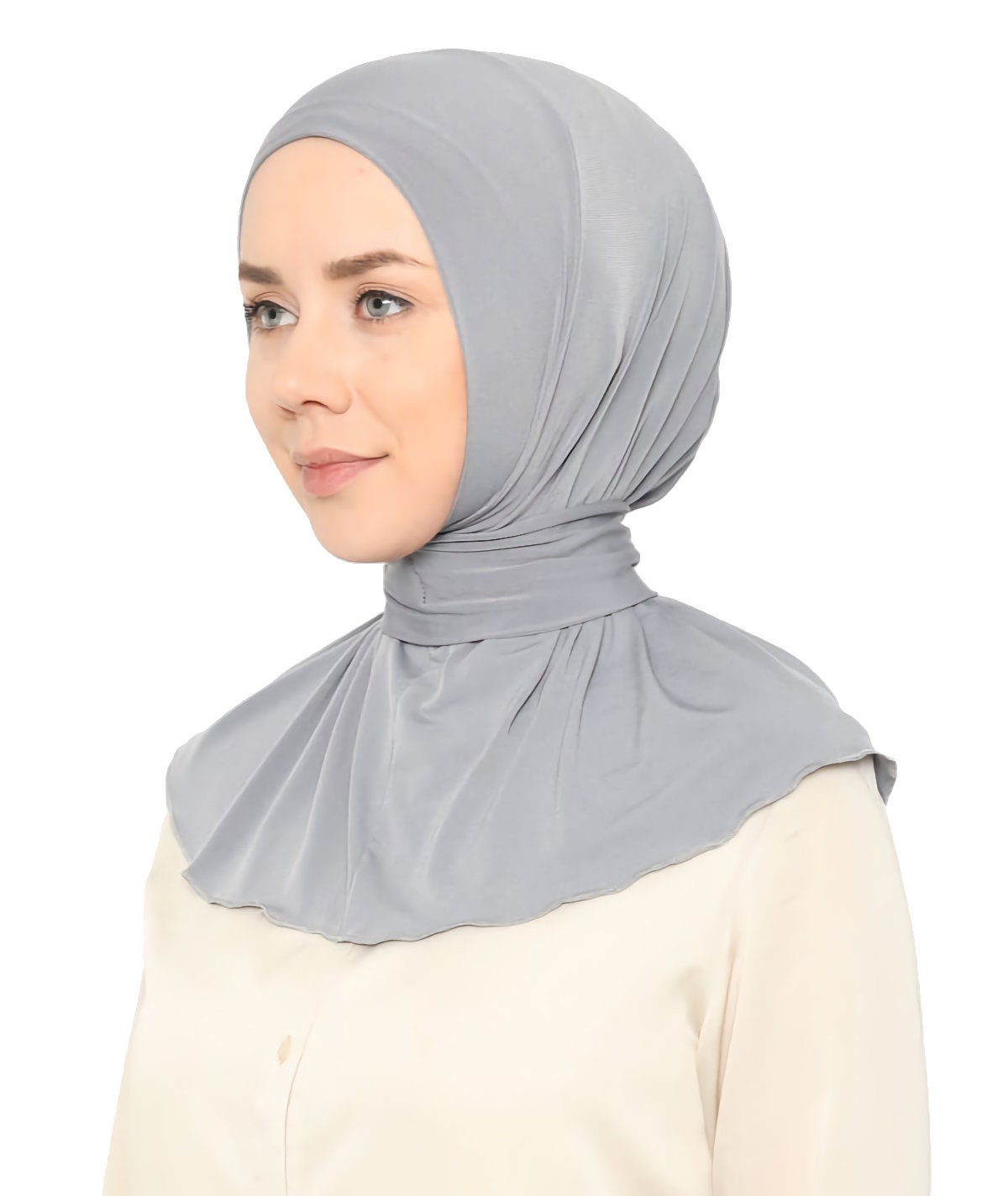 PHOGARY 2 PCS Snap Hijab for Women, Islamic Muslim Ready To Go Instant Hijab  for Women