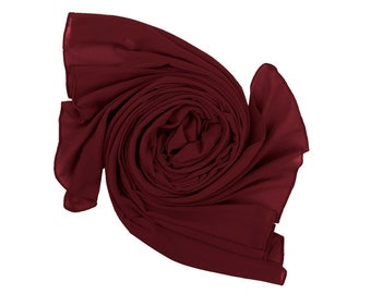 Chiffon Scarf Hijab Wraps Shawl Maxi Plain Premium Quality Size 85cm x 180cm