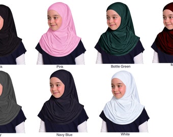 Children Kids Girls Instant Hijab