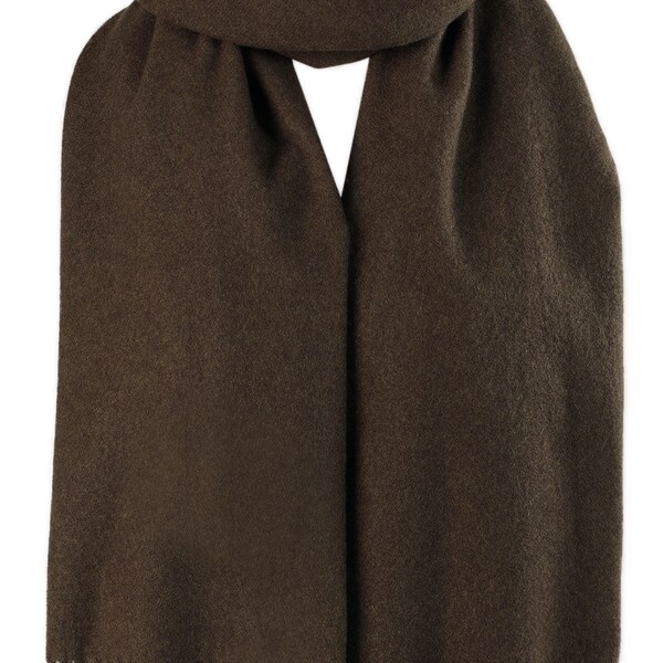 Brown Winter Warm Cashmere Feel Wrap Blanket Shawl Scarf Warm Soft Cozy