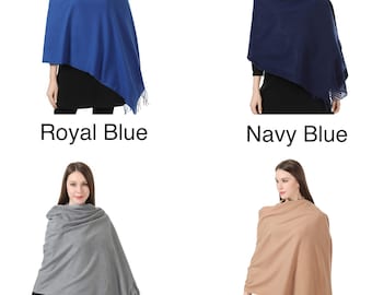 Cashmere Feel Winter Shawl Scarf Scarves Wrap for Women Large Warm Thick Pashmina style ladies Winter shawl Prefect Gift for your Love once