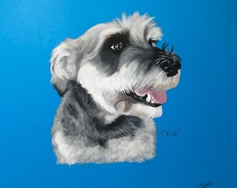 Custom Dog Portrait, Custom Dog Painting, Custom Pet Painting, Dog Painting, Puppy Painting,