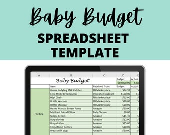 Baby Budget Template | Zero-Based Budget