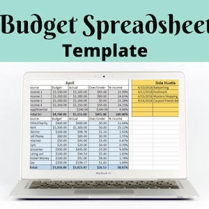 Monthly Budget Template Zero-Based Budget Excel Download image 1