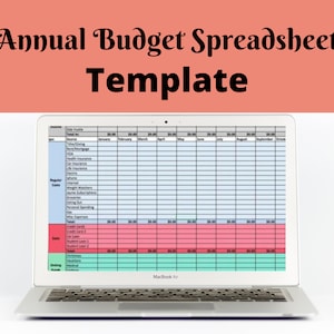 Annual Budget Template | Zero-Based Budget | Excel Download