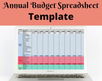 Annual Budget Template | Zero-Based Budget | Excel Download