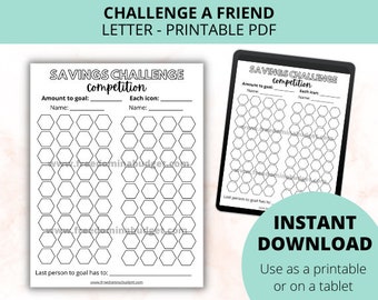Savings Challenge Competition! | Savings Tracker | Savings Planner