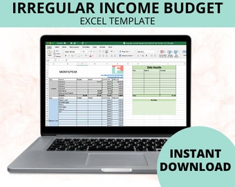 Irregular Income Budget Template | Zero-Based Budget | Excel Download