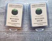 Witches Brew 2 oz Soy Wax Melt, Handmade Soy Wax Melts, Highly Scented Soy Melts, Wax Warmer Melts, Wax Warmer, Halloween Scent
