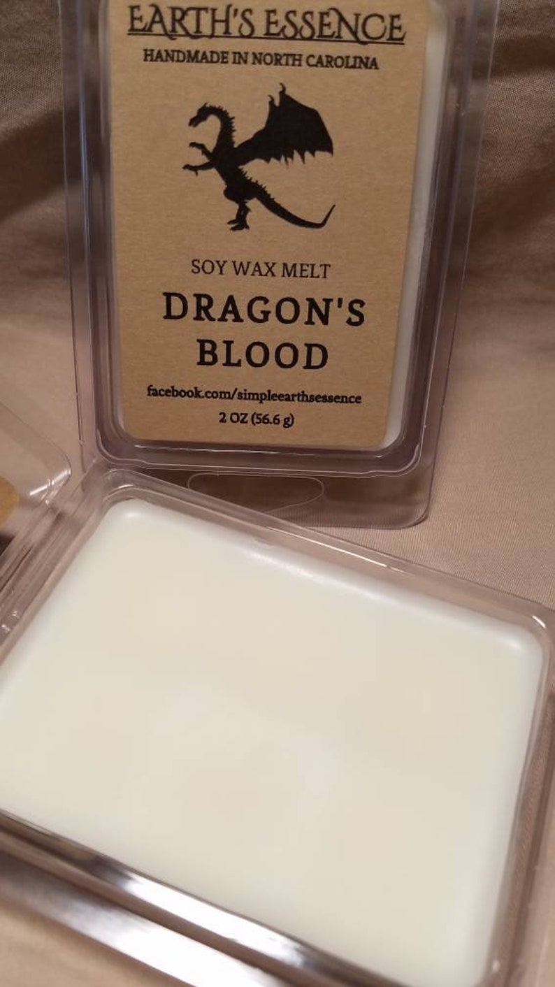 Dragon's Blood Soy Wax Melt 2 OZ, Handmade and Hand Poured, All Natural ...