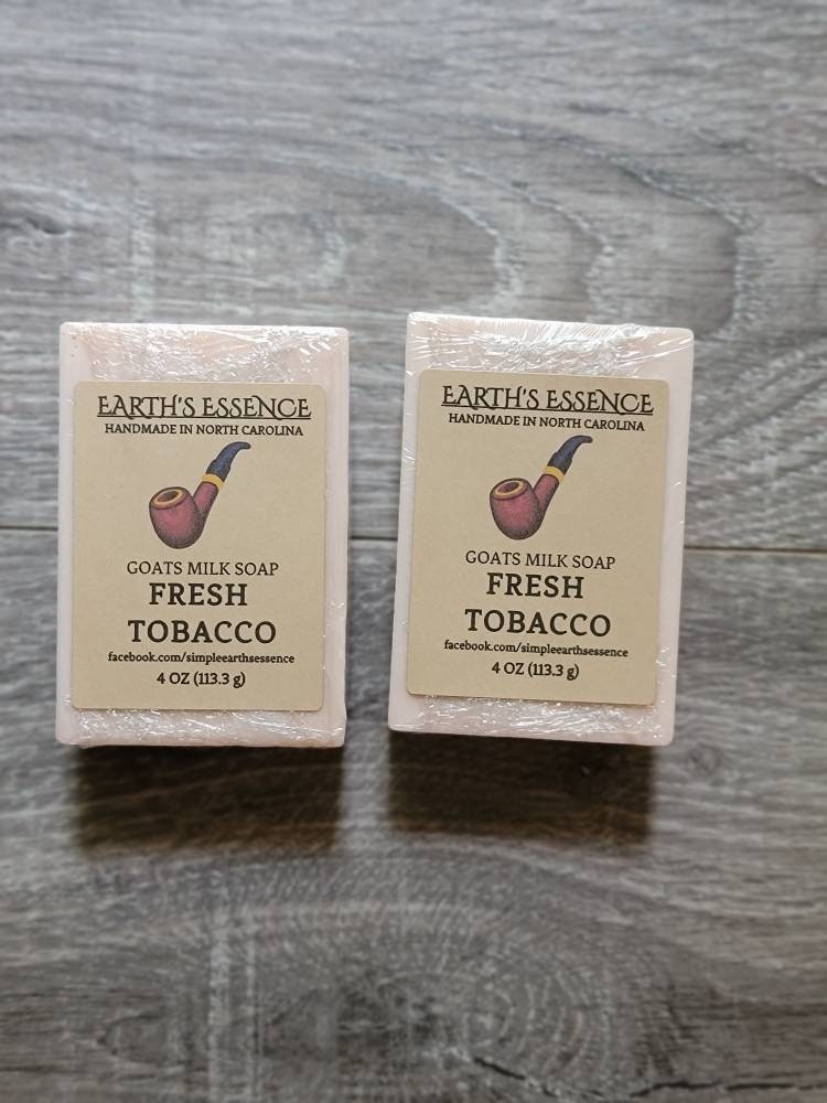Fresh Tobacco 4 Oz Goats Milk Soap, Handmade Goats Milk Soap, Handmade  Natural Soap, Soap for Men, Mens Scented Soap