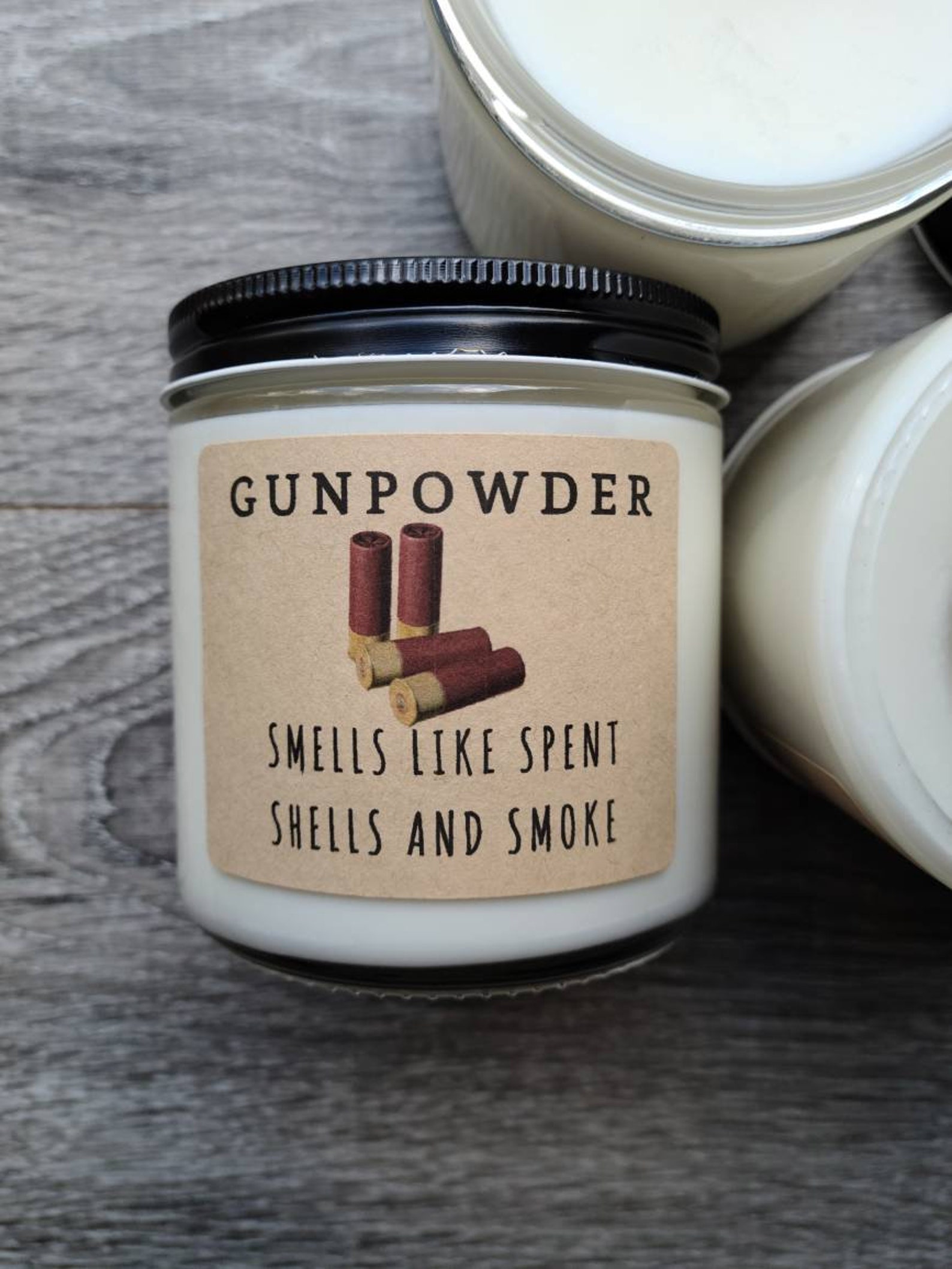 Gunpowder Soy Candle Handmade Soy Candle Gag Gift Candle Etsy