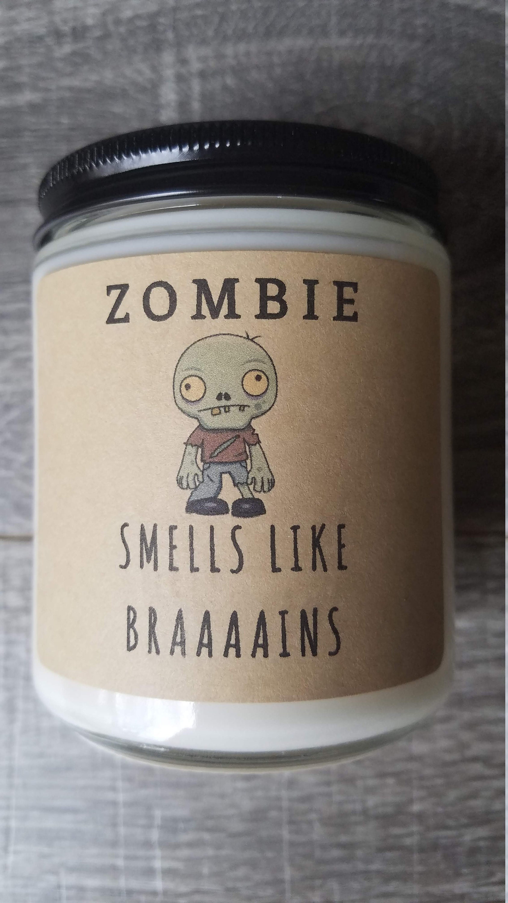 Zombie 8 oz Soy Candle Handmade Soy Candle Gag Gift Candles Etsy