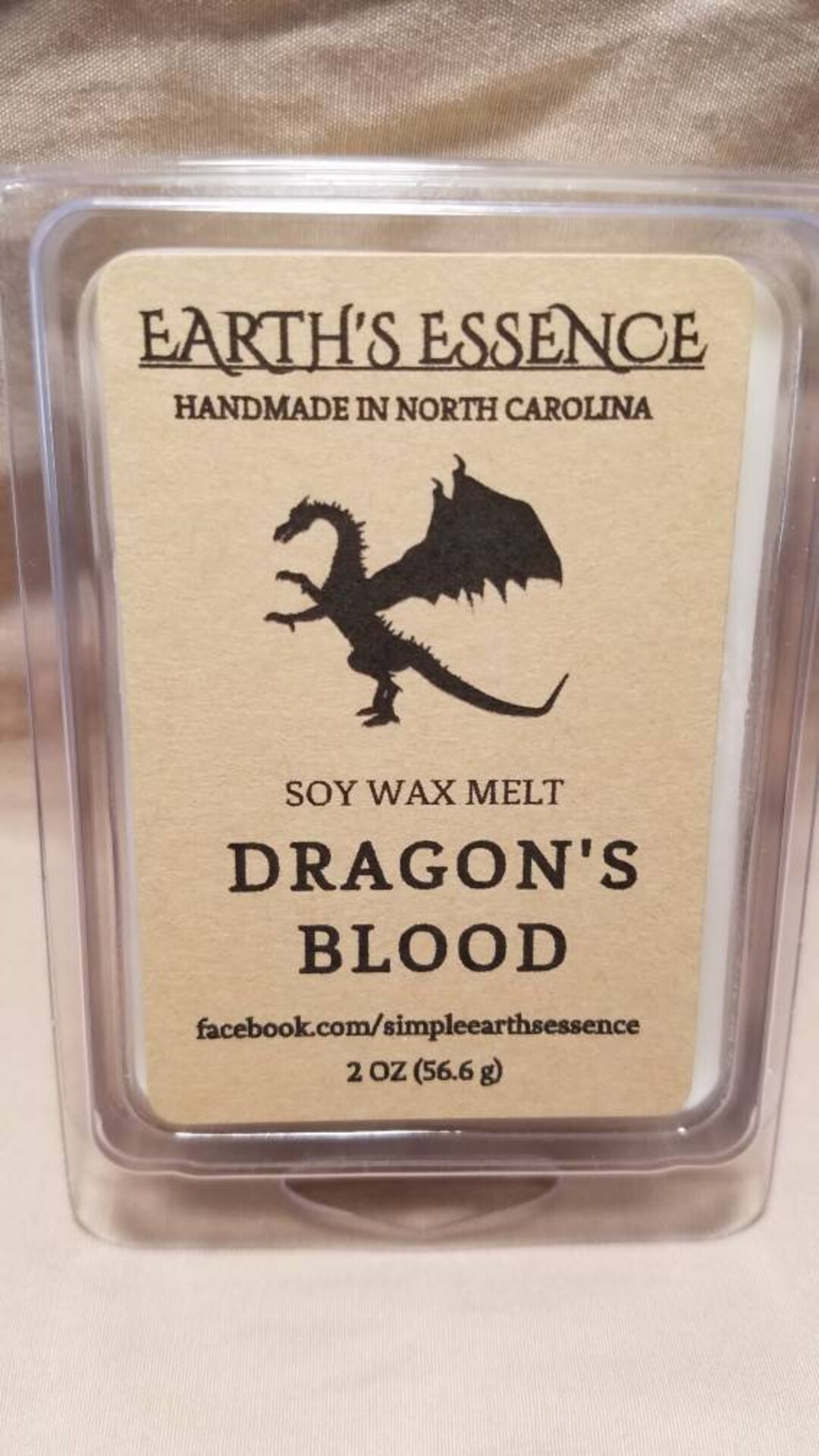 Dragon's Blood Soy Wax Melt 2 OZ, Handmade and Hand Poured, All Natural ...