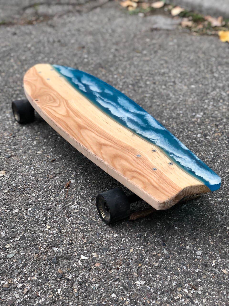 Longboard Cruiser Skateboard Massivholz Custom Longboard Holz Etsy