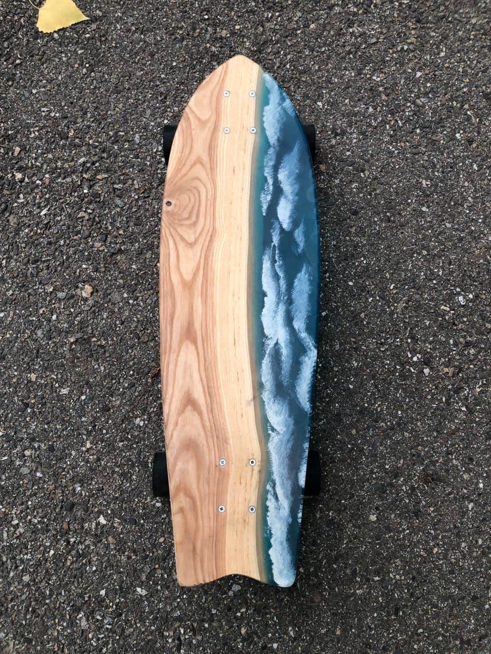 Longboard Cruiser Skateboard Massivholz Custom Longboard Holz Etsy