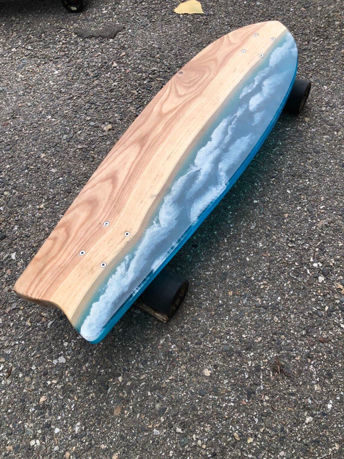 Longboard Cruiser Skateboard Massivholz Custom Longboard Holz Etsy