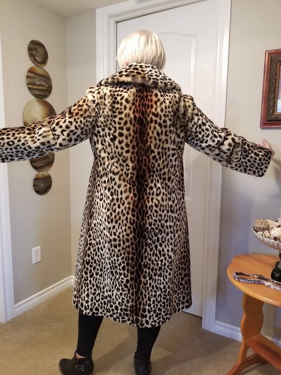 Luxury Leopard Faux Fur Coat