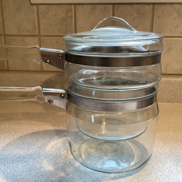 Pyrex Double Boiler Etsy