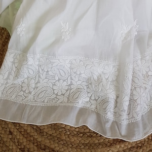 Soft Cotton Mul  Chikankari Dupatta