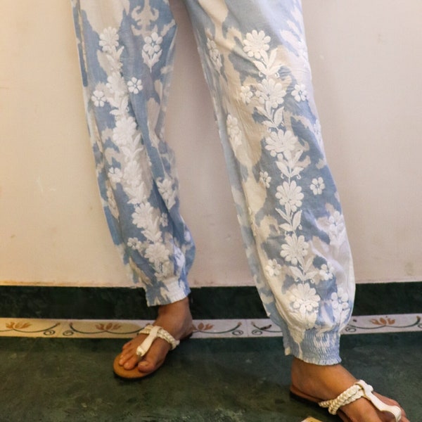 Azra Cotton Printed Pants